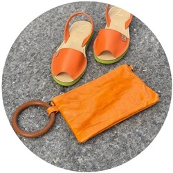 AB.ZAPATOS · 3201 naranja+Pelle PULSERA NARANJA АКЦИЯ