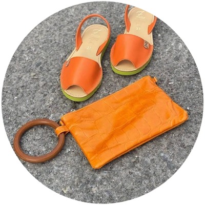AB.ZAPATOS · 3201 naranja+Pelle PULSERA NARANJA АКЦИЯ