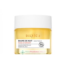 Decléor Rose d'Orient Baume de Nuit BIO Apaisant Visage 15ml
