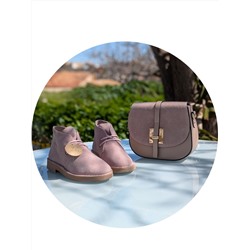 КОМБО Дезерты из натуральной кожи от AB.Z. SAFARY ANTIQUE +AB.ZAPATOS PELLE · 2704 Taupe АКЦИЯ