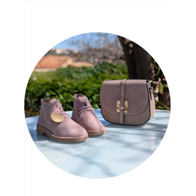 КОМБО Дезерты из натуральной кожи от AB.Z. SAFARY ANTIQUE +AB.ZAPATOS PELLE · 2704 Taupe АКЦИЯ