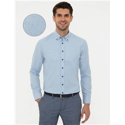 Mavi Regular Fit Uzun Kollu Gömlek