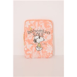 Funda tablet Snoopy nylon acolchado