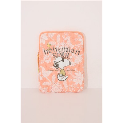 Funda tablet Snoopy nylon acolchado