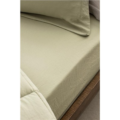 Mona Tek Kişilik Comforter Set - Haki