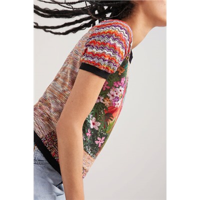 Camiseta tricot loros