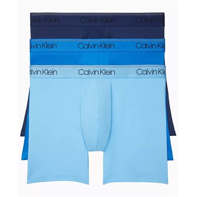 CALVIN KLEIN Men's Big & Tall Microfiber Stretch 3 Pack Boxer Brief