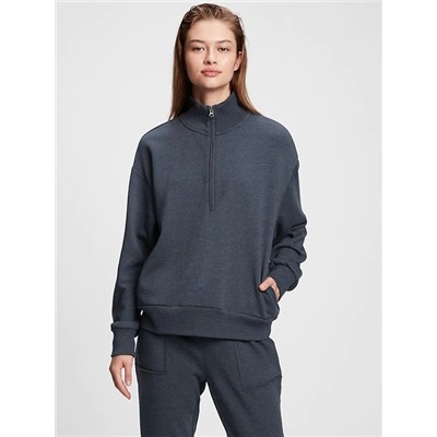 Half-Zip Mockneck Sweatshirt