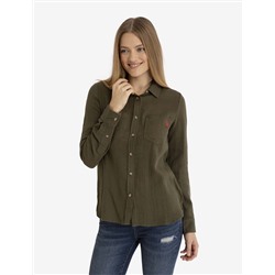 TEXTURED BUTTON-UP LONG SLEEVE SHIRT