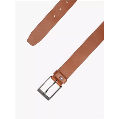 Square Buckle Leather Belt