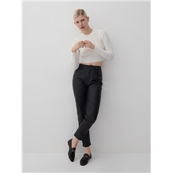 Bluse mit gesprenkelter Textur