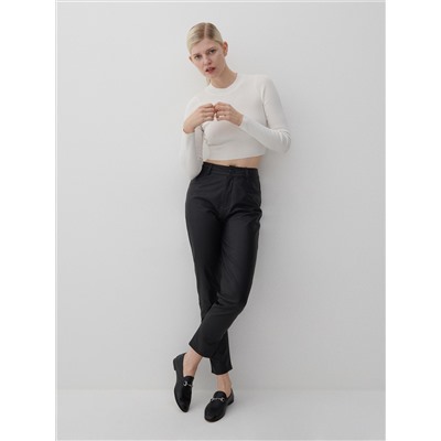 Bluse mit gesprenkelter Textur