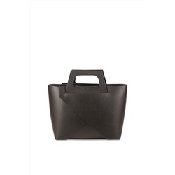 Bolso de piel y neceser Rita Negro