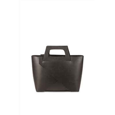 Bolso de piel y neceser Rita Negro