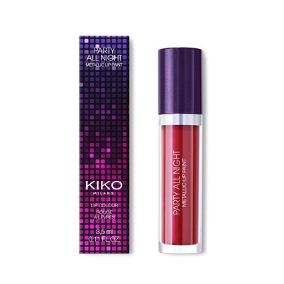 party all night metallic lip paint