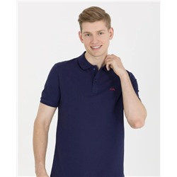 Erkek Lacivert Basic Polo Yaka Tişört
