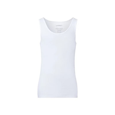 LIVERGY® Achselhemd Herren, mit Rundhalsausschnitt