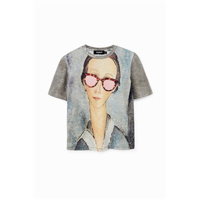 Camiseta retrato obra de arte