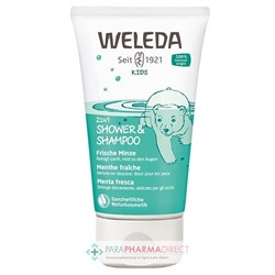Weleda Enfant Kids Crème de Douche 2 en 1 Menthe Fraiche 150ml