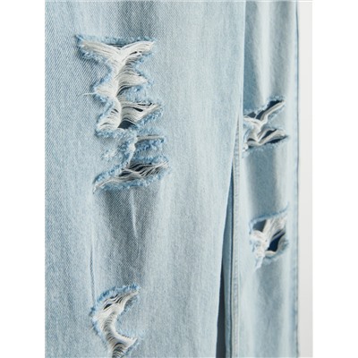 Jeans mit weitem Bein