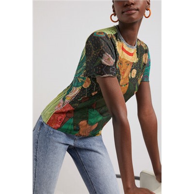 Camiseta texturas obra de arte