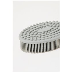 Cepillo de ducha de silicona para perro Gris