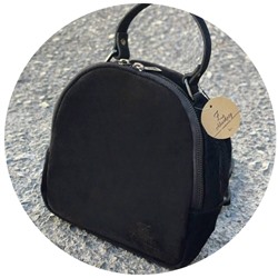 AB.Z · Pelle · mochila serraje (610) NEGRO