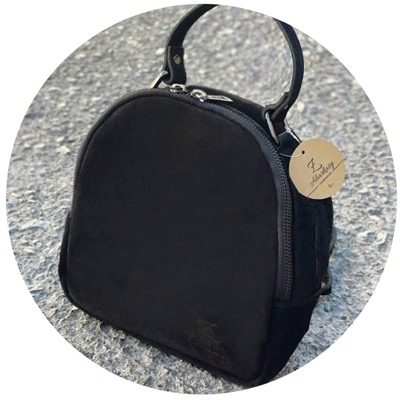 AB.Z · Pelle · mochila serraje (610) NEGRO