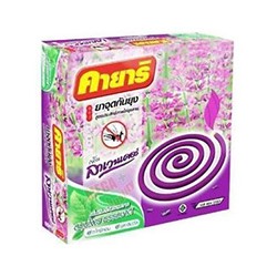 Спирали-благовония от насекомых с ароматом лаванды Kayari 10 шт по 12 гр / Kayari Lavender Scent Effective Mosquito Protection Mosquito Coil  10pcs* 12g