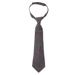 Houndstooth Plaid Tie