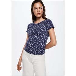 Camiseta estampada algodón