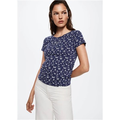 Camiseta estampada algodón