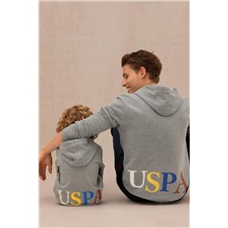 Erkek Gri Melanj Sweatshirt