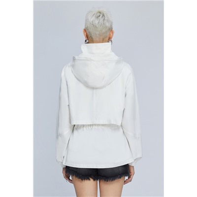 Chaqueta con capucha Blanco