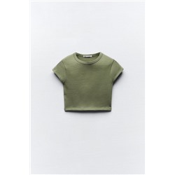 FITTED CROPPED T-SHIRT