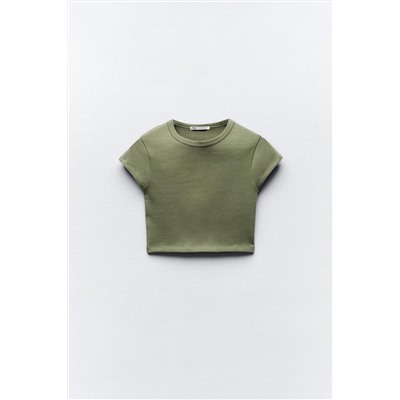 FITTED CROPPED T-SHIRT