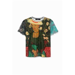 Camiseta texturas obra de arte
