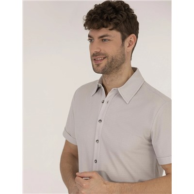 Gri Slim Fit Tişört