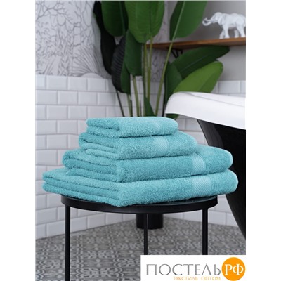 Полотенце Arya Однотонное 50X90 Miranda Soft Аква