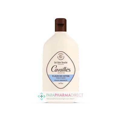 Cavaillès Gel Bain Douche - Fleur de Coton - Peaux Sensibles 400 ml