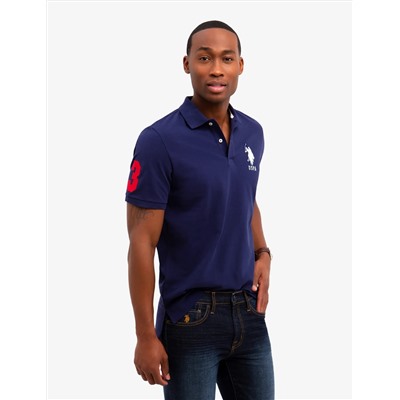 BIG LOGO SOLID POLO SHIRT