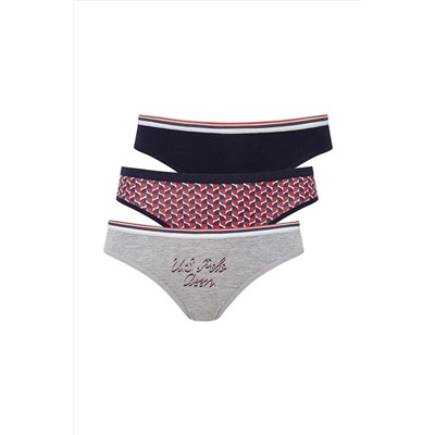 U.S. Polo Assn.66315 3 lü Slip