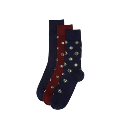 U.S. Polo Assn., Erkek 3'lü Soket Çorap 50299038-vr033