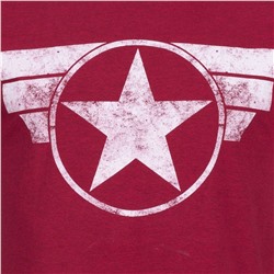 Captain America MARVEL Logo Herren T-Shirt FAMTS956ACR
