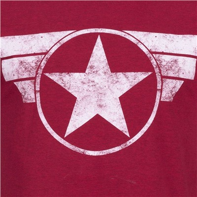Captain America MARVEL Logo Herren T-Shirt FAMTS956ACR