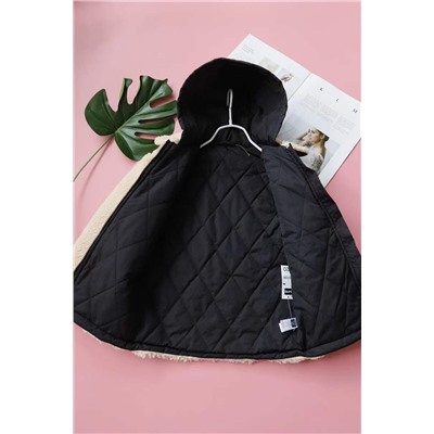 Детская куртка из искусственного меха шерпы с капюшоном, экспорт  ✔️Dunne*s Store*s