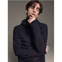 Jacke aus materialmix