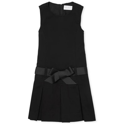 The Children’s Place  Girls Uniform Belted Jumper - Black