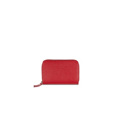 Cartera de piel Moni Rojo