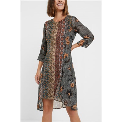 Vestido cenefas boho